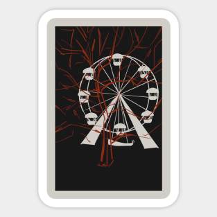 Ferris Wheel on a Monday Sticker